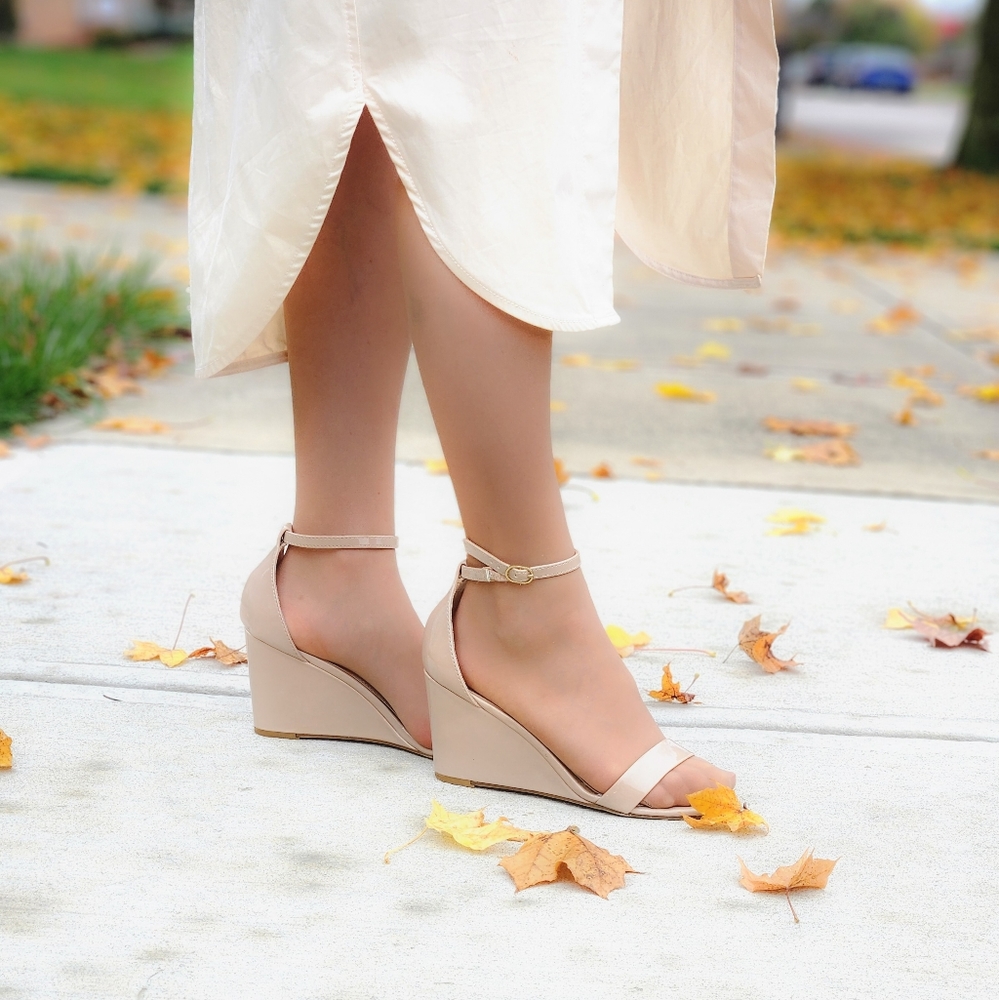Cream color WEDGES | size 7
